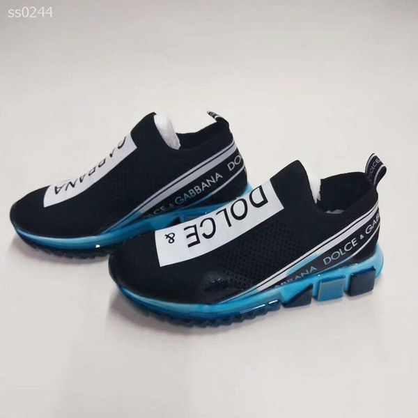 

of hip-hop tide shoes net red stretch socks sports casual shoes 2020 new autumn couple men and women classic shoes sneaker, Black