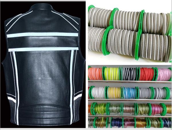 

traffic signal reflective piping warning safety tape of clothing bag reflective edge-wrapping strip for garment accessories