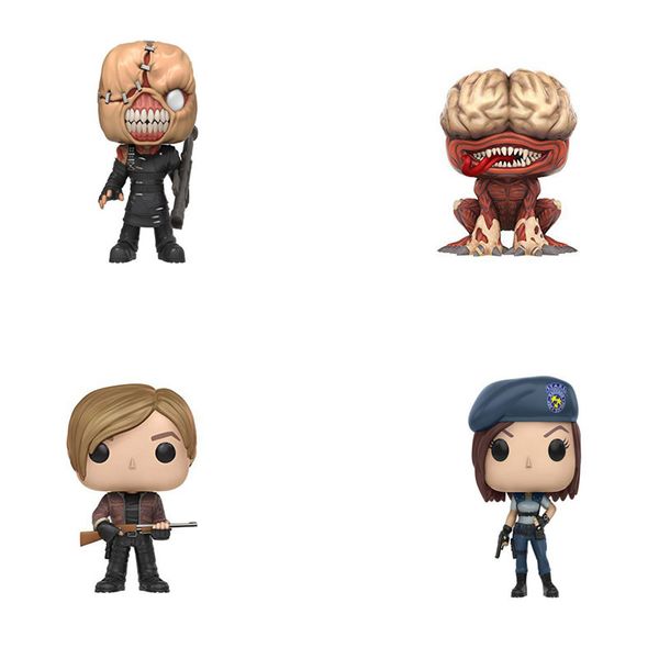 

funko pop new resident evil 10cm nemesis jill valentine,licker action figure collection model toys for children birthday gifts
