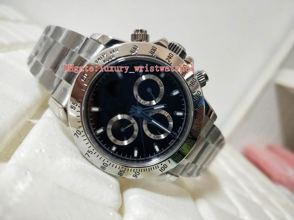 

3 color bp wristwatches cosmograph 116506 116500 116509 116520 40mm 316l chronograph working eta 7750 movement automatic mens watches, Slivery;brown