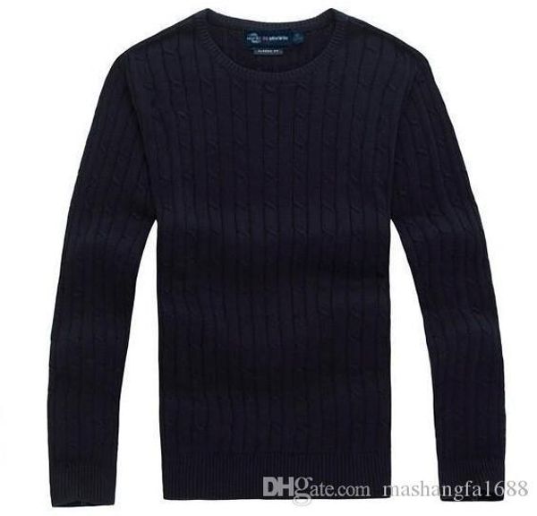 

бесплатная доставка 2018 новый высокое качество майл уайл поло бренд мужской твист свитер вязать хлопок свитер джемпер пуловер свитер малень, White;black