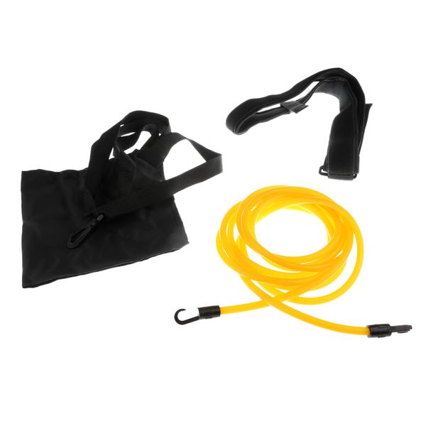 

swimming belt swim training exerciser belt traction resistance cords drag belt with drag parachute for adults and kids