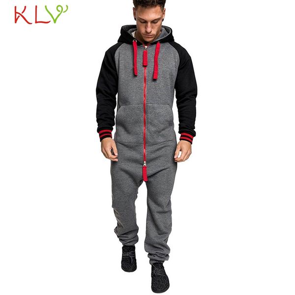 

men winter jacket zipper hoodie sweatshirt jumpsuit 2018 new brand warm long casual manteau homme hiver plus size 18nov27, Black
