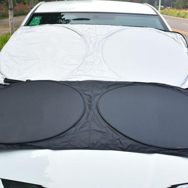 

1 pcs folding car sunshade protection soft car window sun shade auto visor windshield block cover windshield sunshade