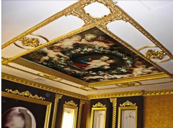 

european beautiful son, the virgin, the zenith mural 3d ceiling murals wallpaper
