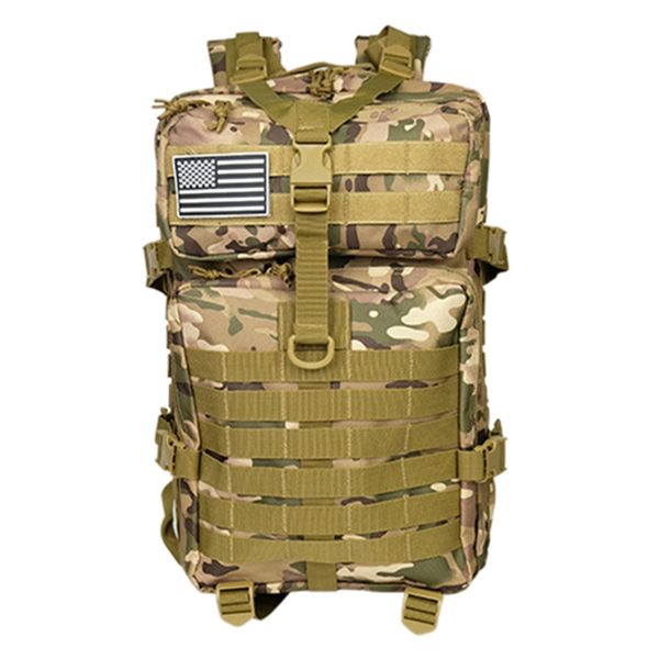 

outdoor sports camouflage assault bag mountaineering hiking camping backpack shoulder multi-function backpack