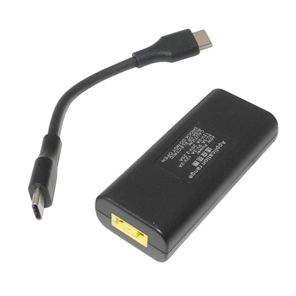 

black new square usb type-c female to male adapter connector multifunctional