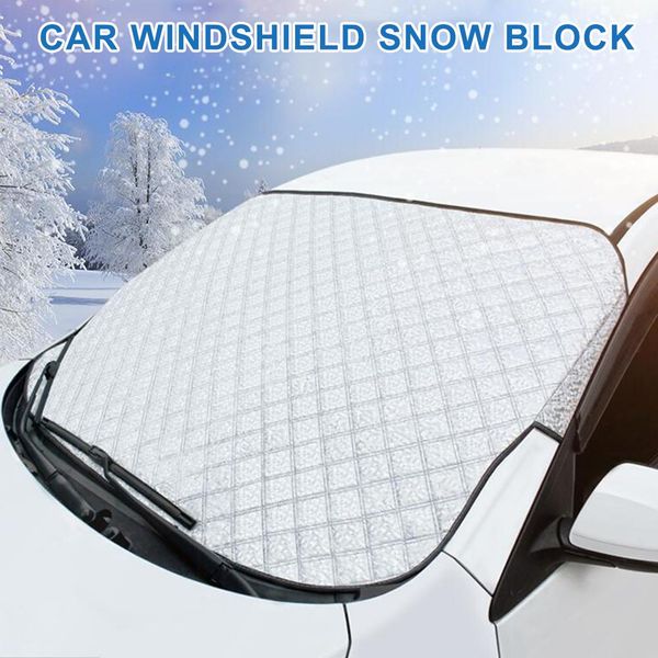 

145x100cm car front windscreen snow ice shield cover windshield sun shade universal automobile snow shield winter visor cover