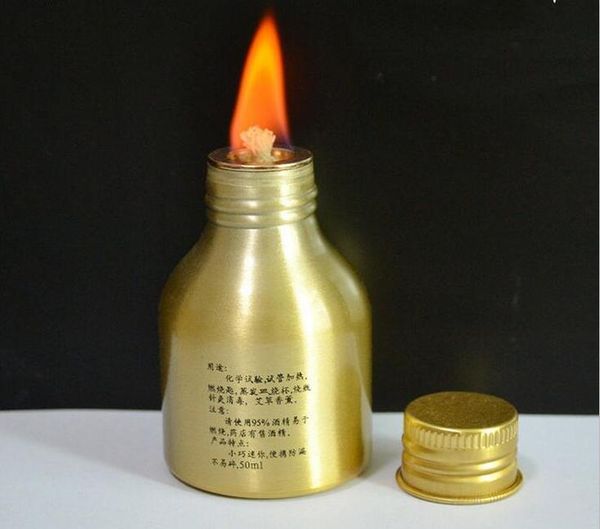 

aluminum alcohol lamp hookah accessories smoking lab supplies gold edition stainless steel mini alcohol lamps metal light 50ml