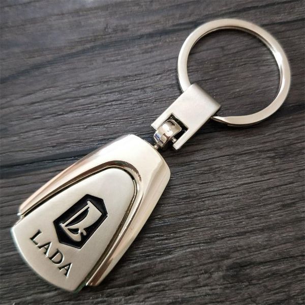 Высокое качество 3D металлический автомобиль брелок для ключей логотип авто Автомобиль модные аксессуары для Lada Калина Гранта цепи кольцо