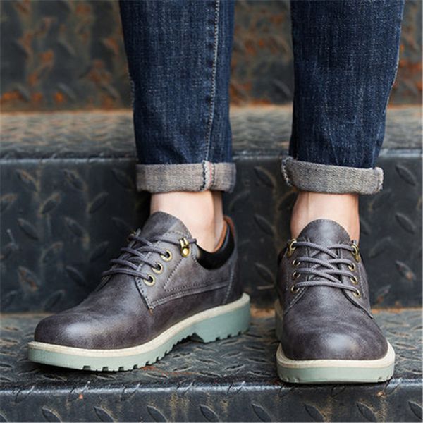 

2019 spring and autumn new casual shoes big scalp shoes men's trend low to help wild comfortable men, Black