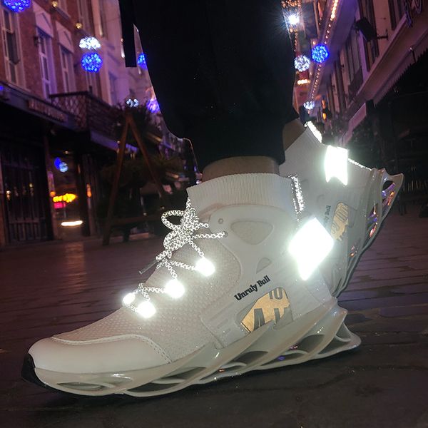 

2020 new man sneakers fashion high running shoes anti-slip outdoor sports shoes trainer luminous big size zapatos hombre