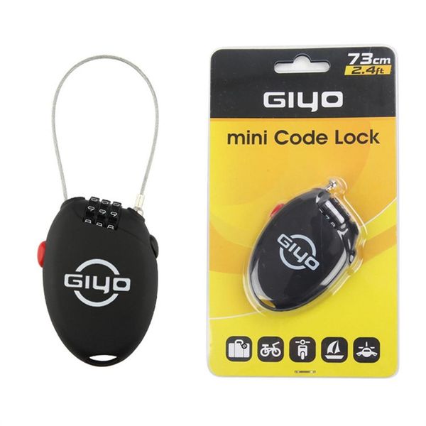 Steel Wire Bike Lock Bicycle Anti Theft Mini Password Security Cable Wire Lock