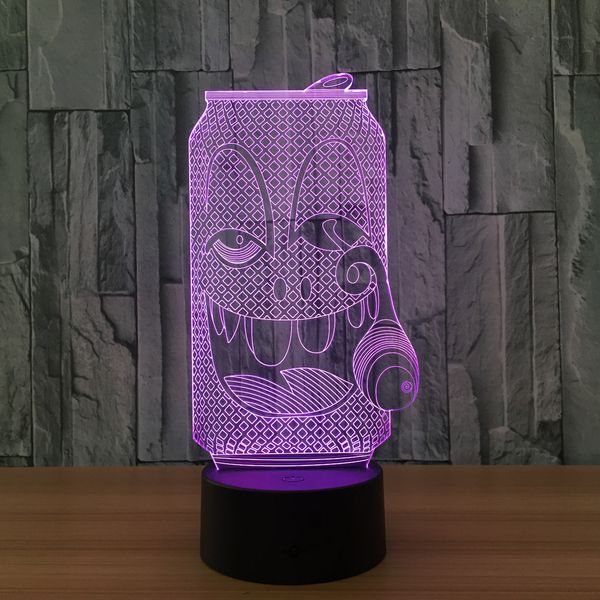 

3d colorful remote control touch led lamp a stall with goods spread out on the ground for sale new peculiar product small night-light 626