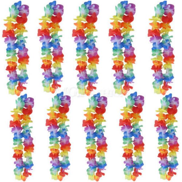 

гавайский цветок леев garland ожерелье необычные платья партии красочные бич тема гавайи fun подсолнечника венок убора # 912, Slivery;white