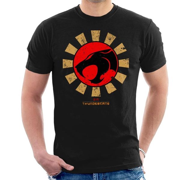 

new printed funny thundercats retro japanese men's t-shirt women's tshirt, White;black