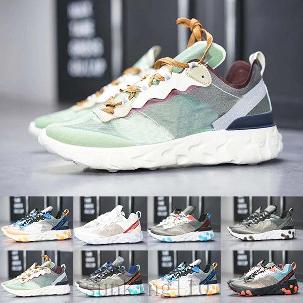 

2019 new react element 87 undercpver x upcoming men fashion luxury designers women shoes running sports sneakers shoes yux-9k