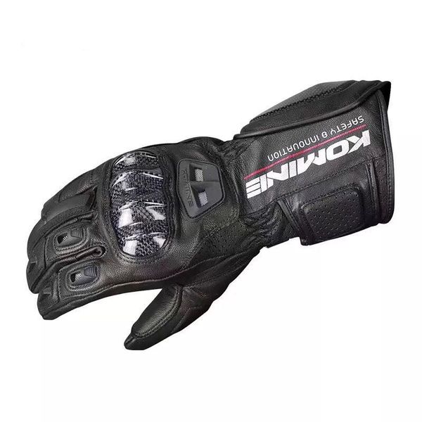 

gk 198 carbon protect touchscreen long gloves motorsports touring motorcycle men's black gloves