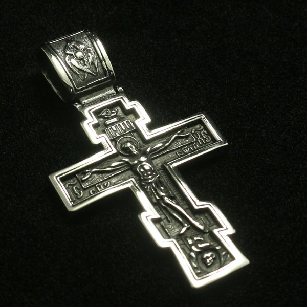 

restock 316l stainless steel cross jesus christ bible pendant, Silver