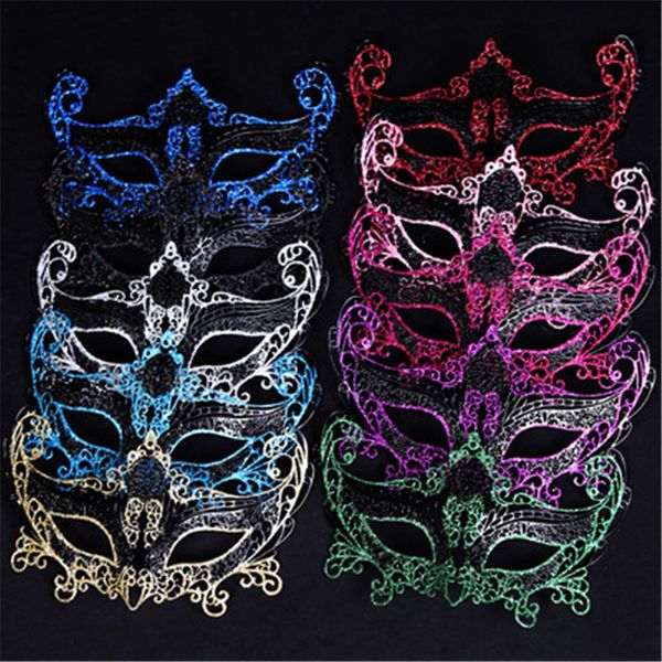 

halloween carnival iron hollow mask masquerade party mask masquerade half face dance festival party supplies