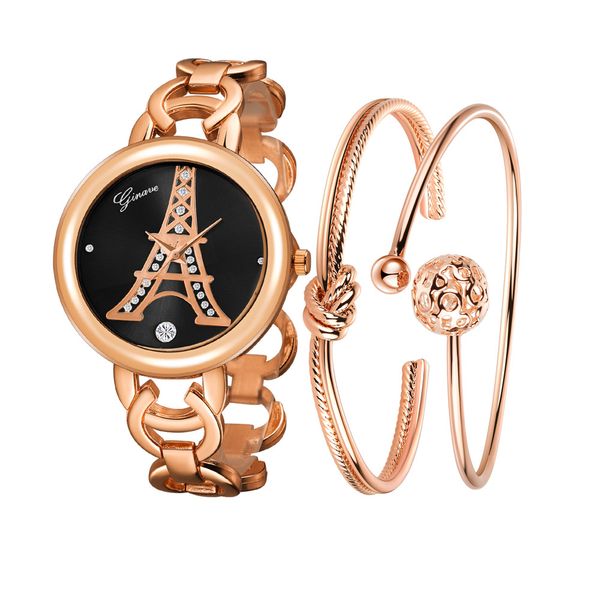 

gold women ladies bracelet watch stainless steel watches bracelet watch women dress watches female clock, Slivery;brown