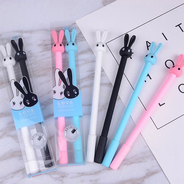 

2pcs/set 0.38mm kawaii erasable gel pen black ink magic gel pen school office writing supplies student stationery