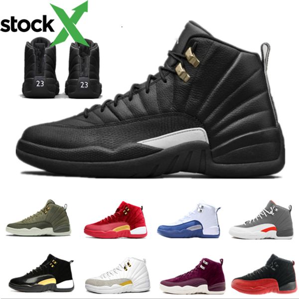 

2020 new 12 12s gym red wntr mens basketball shoes for man michigan bulls flu game unc french sneaker trainers sports designer shoe