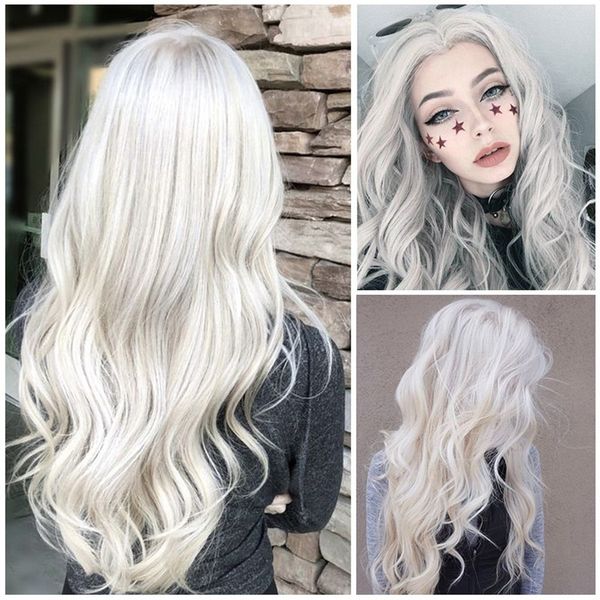 2019 Hair Care Wig Stands 2018 Hot Fiber Long Curly Wavy Hair Full