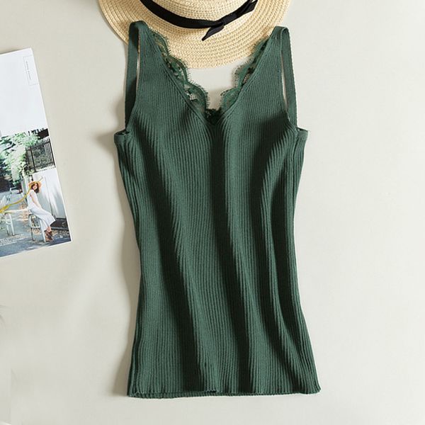 

summer women tanks camisole fitness womens t shirt v neck long woman lace blusa female tank, White