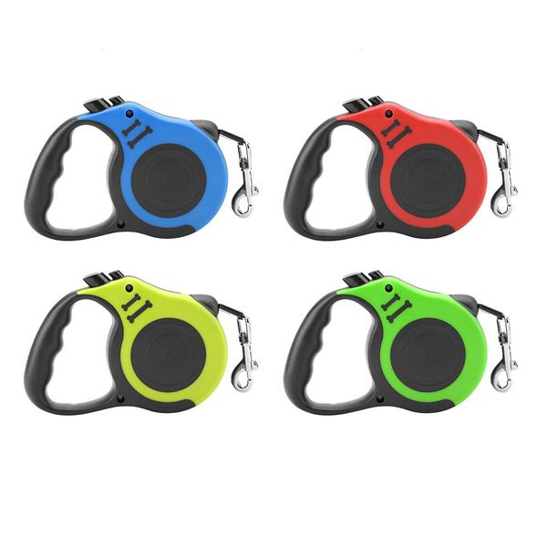 

5m dog collar retractable automatic winding rope walking traction leashes for carrying pet dogs