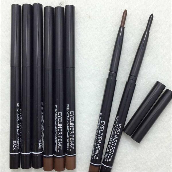 

women waterproof retractable rotary eyeliner pen eye liner pencil makeup cosmetic tool black brown colors ing