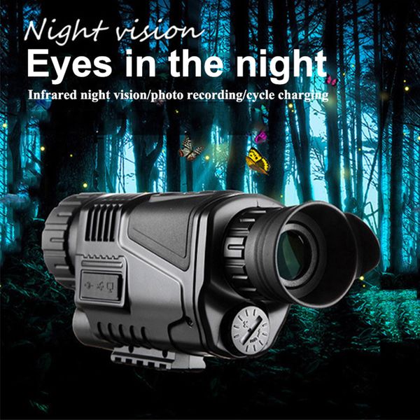 

powerful tactics high power hd digital infrared night vision monocular telescope bak4 pgraphing tourism hunting multipurpose
