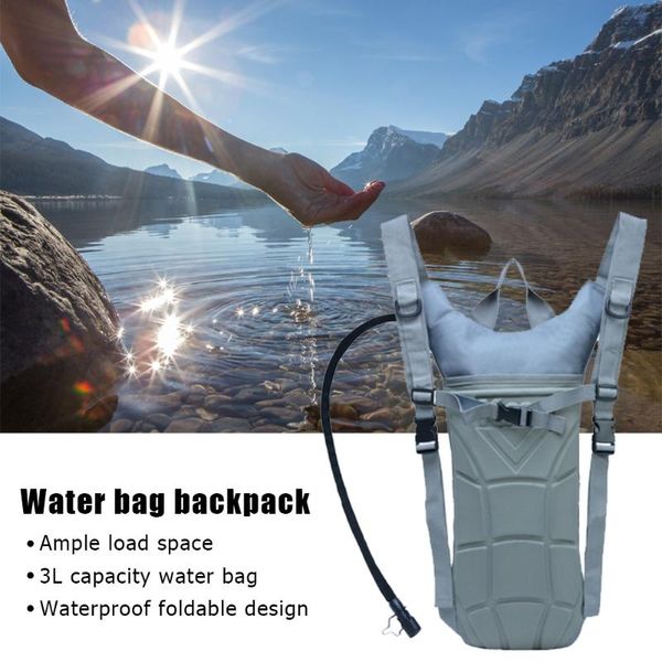

3l water bladder bag container molle hydration durable backpack for outdoor sports camping hiking cycling supplies