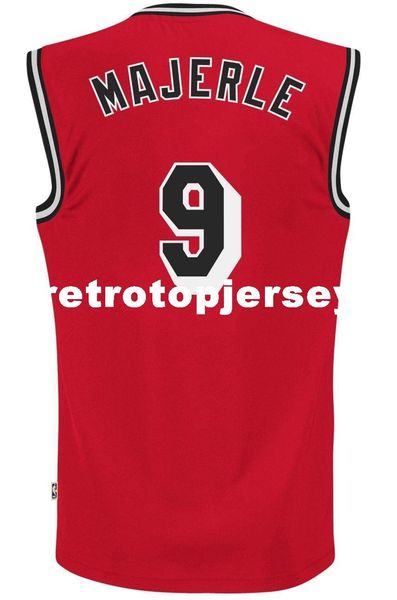 

сшитые # 9 dan majerle высокое качество soul top jersey red размер: маленький мужской размер жилета xs-6xl сшитые баскетбольные майки ncaa, Black;blue