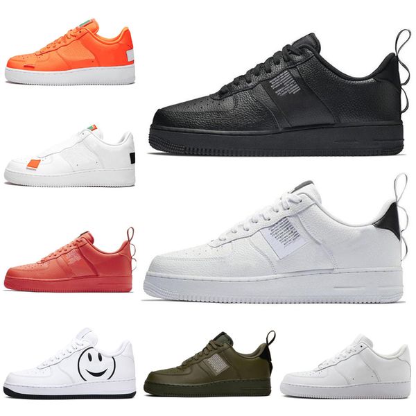 

Utility Designer Shoes 1 One Triple Black White Olive Orange Casual Shoes Skateboarding Women Mens Trainers Sports Sneakers 36-45 Wholesale