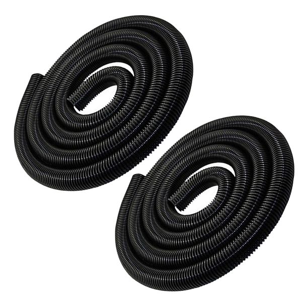 

pack 2 universal flexible vacuum nozzle brush connector hose threaded pipe 32mm black