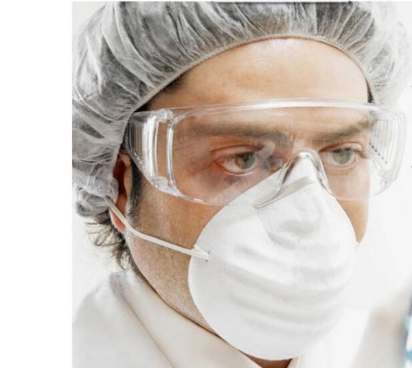 

50pcs/lot shutters protective eye glasses safety goggles screen filter anti fog dust proof protection household protective products ha022