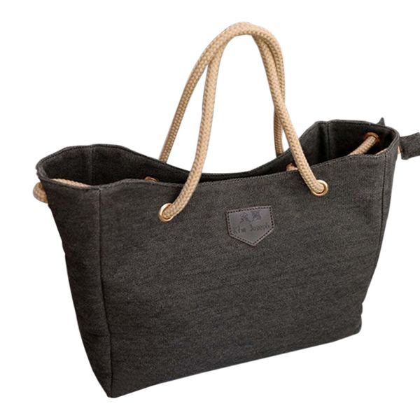 

women handbag solid color big canvas bag design classical package ladies casual over shoulder bags bvn66