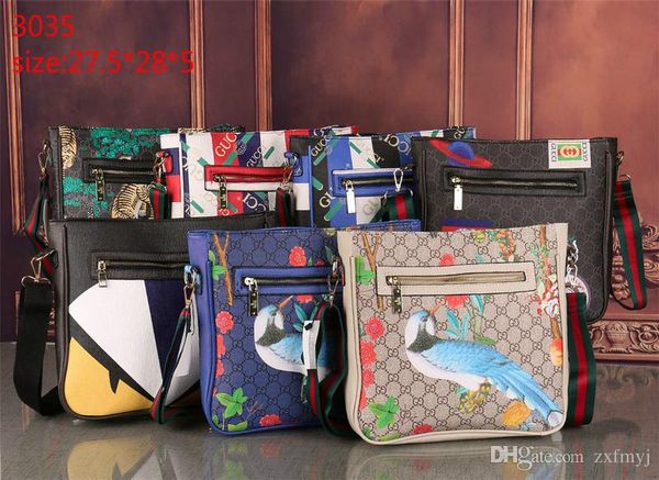 

new fashion retro men's designers handbags luxurys brand shoulder bag diagonal bag men's fashion business bag #27