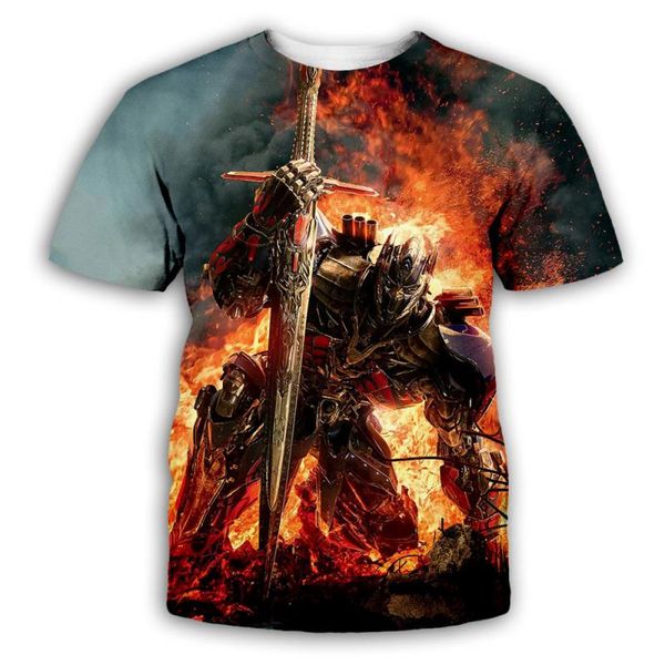 

2020 моды метанию роскоши mens конструктора тенниски тенниска тенниска личность 3d принтер трансформеры футболка мужской одежда одежда футбо, White;black