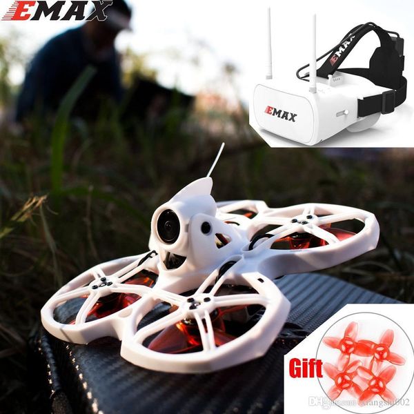 

emax tinyhawk s ii indoor fpv racing drone с камерой f4 16000kv nano2 и светодиодной поддержкой 1 / 2s аккумулятор 5.8 g fpv очки rc самолет