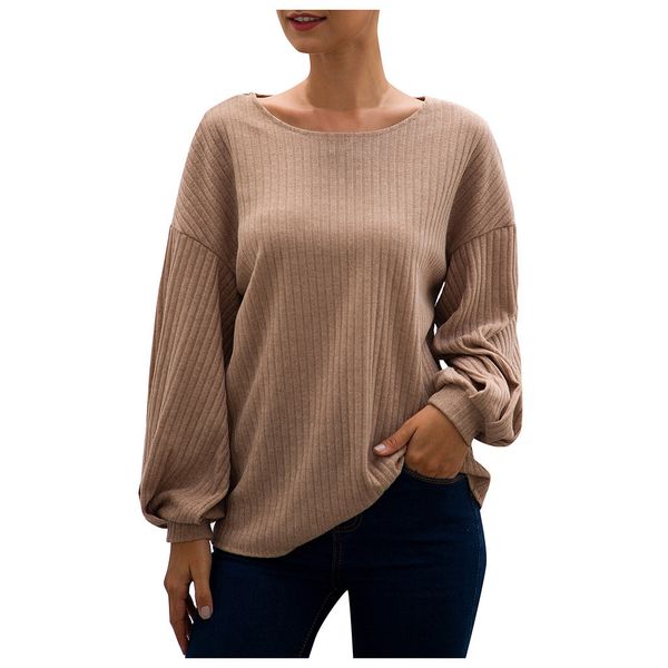 

womens daily o nevk lantern sleeve loose baggy elegant hoodies lady pullovers jumper sweatshirts camisola das mulheres, Black