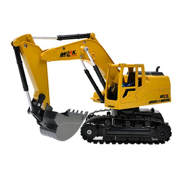 

1:24 remote control excavator vehicle electric toy mini rc truck car model simulated excavator gift toy for kids control toy car