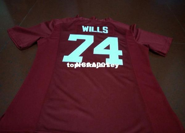 

men #74 jedrick wills jr alabama crimson tide red black white college jersey or custom any name or number jersey ncaa, Black;red