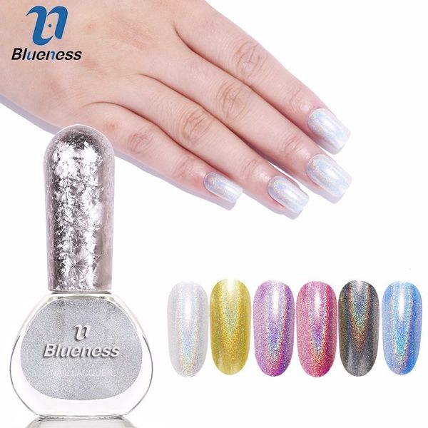 

blueness 6ml laser chameleon holographic gel polish long lasting beauty varnish nail soak-off gel nails accessoires