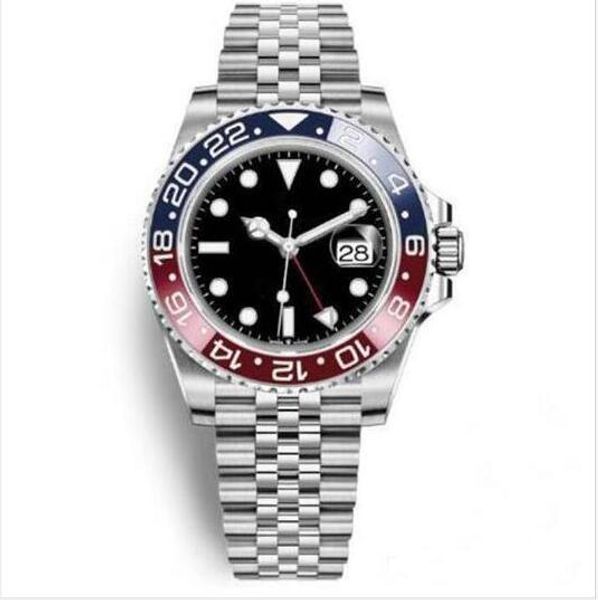 

New modell de igner watche men gmt watch automatic jubilee men watch orologio di lu o orologi da uomo blue black wri twatch ma ter