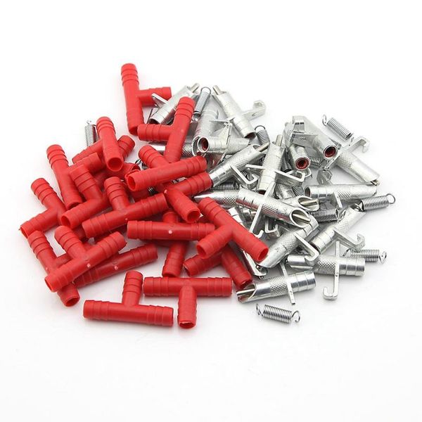 

20 sets, automatic nipple water feeder+t tubing + spring waterer drinker poultry rabbits nouse feeder drinker for farm animals