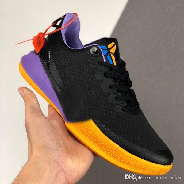 

горячие мужские женщины баскетбол обувь mentaity золото красный фиолетовый бич университет золотой lakers суд мужчины спортивная обувь спорт