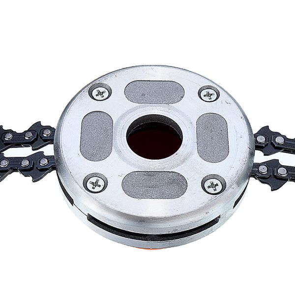 Parti dello strumento Universal Type 65Mn Trimmer Head Coil Chain Decespugliatore Garden Grass Trimmer per tosaerba - Nero