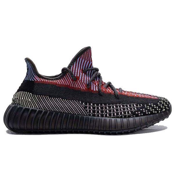 

Yecheil kanye we t de igner neaker bred black reflective zebra green glow cloud white men women running hoe with box ize 5 13